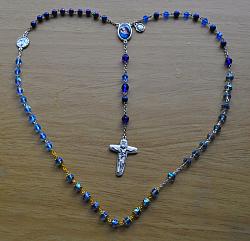 Marian Apparition Blue Rosaries