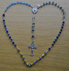 Marian Apparition Blue Rosaries