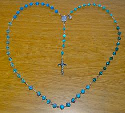 Marian Apparition Blue Rosaries