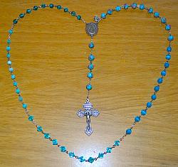 Marian Apparition Blue Rosaries