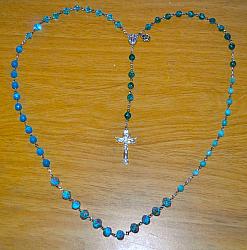Marian Apparition Blue Rosaries