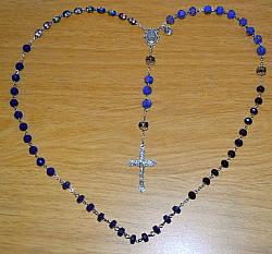 Marian Apparition Blue Rosaries