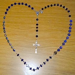 Marian Apparition Blue Rosaries