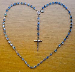 Marian Apparition Blue Rosaries