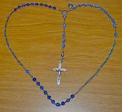 Marian Apparition Blue Rosaries