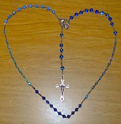 Marian Apparition Blue Rosaries