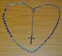 Marian Apparition Blue Rosaries