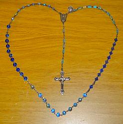 Marian Apparition Blue Rosaries