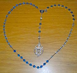 Marian Apparition Blue Rosaries