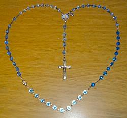 Marian Apparition Blue Rosaries