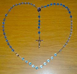 Marian Apparition Blue Rosaries