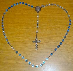 Marian Apparition Blue Rosaries