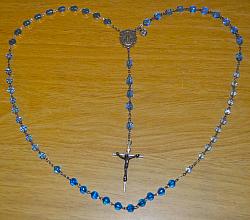 Marian Apparition Blue Rosaries