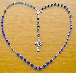 Marian Apparition Blue Rosaries