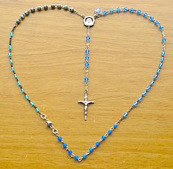 Marian Apparition Blue Rosaries