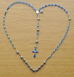 Marian Apparition Blue Rosaries