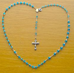 Marian Apparition Blue Rosaries