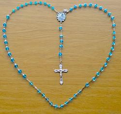 Marian Apparition Blue Rosaries