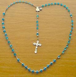 Marian Apparition Blue Rosaries