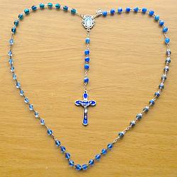 Marian Apparition Blue Rosaries