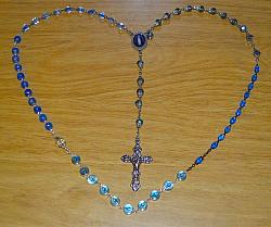 Marian Apparition Blue Rosaries