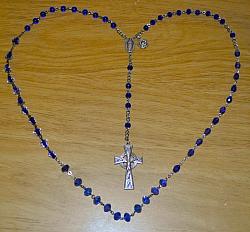 Marian Apparition Blue Rosaries