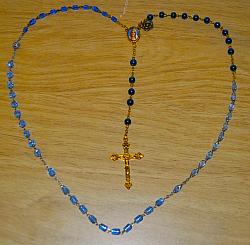Marian Apparition Blue Rosaries
