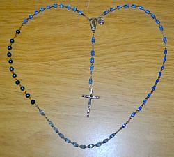 Marian Apparition Blue Rosaries