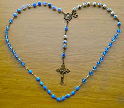 Marian Apparition Blue Rosaries