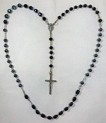 Marian Apparition Black Rosary