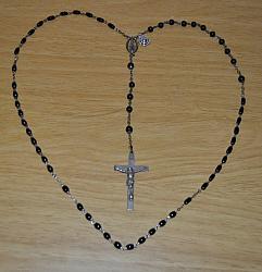 Marian Apparition Black Rosaries