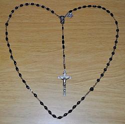 Marian Apparition Black Rosaries