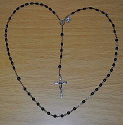 Marian Apparition Black Rosaries