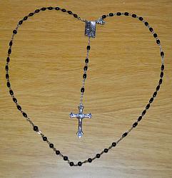 Marian Apparition Black Rosaries