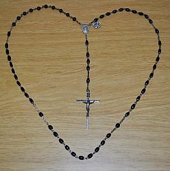 Marian Apparition Black Rosaries