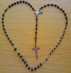 Marian Apparition Black Rosaries