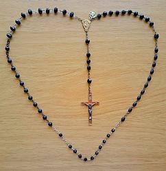 Marian Apparition Black Rosaries