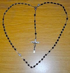 Marian Apparition Black Rosaries