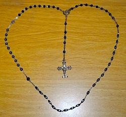 Marian Apparition Black Rosaries