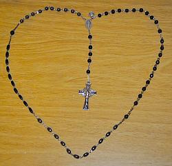 Marian Apparition Black Rosaries