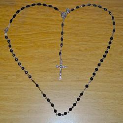 Marian Apparition Black Rosaries