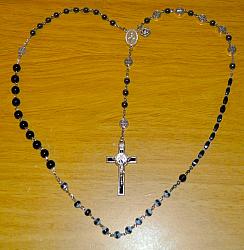 Marian Apparition Black Rosaries