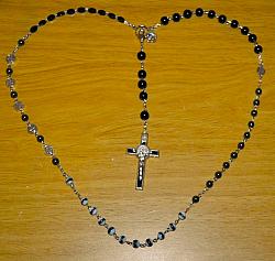 Marian Apparition Black Rosaries