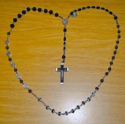 Marian Apparition Black Rosaries