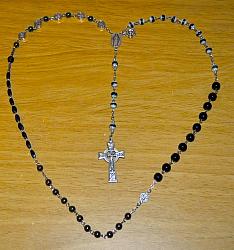 Marian Apparition Black Rosaries