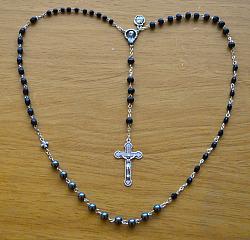 Marian Apparition Black Rosaries