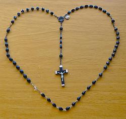Marian Apparition Black Rosaries