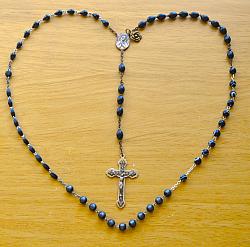 Marian Apparition Black Rosaries