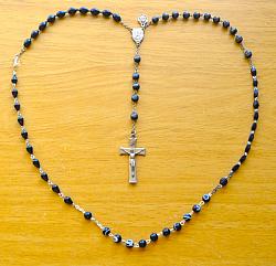 Marian Apparition Black Rosaries