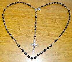 Marian Apparition Black Rosaries